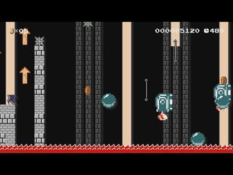 Lost Levels: Bullet Bastion by Julian 🍄 Super Mario Maker #afs 😶 No Commentary