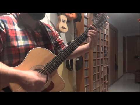 David  Gilmour - Faces of Stone - Acoustic Cover (With Chords)