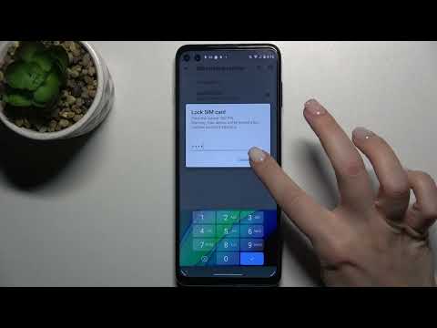 How to Lock SIM Card in MOTOROLA Moto G100 – Add SIM  PIN