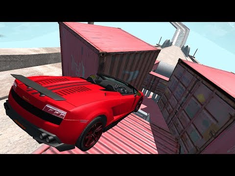 Beamng Drive - Open Bridge Jumps (Giant Crush Machine)