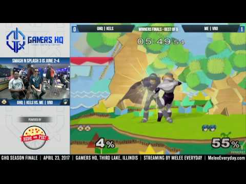 GHQ Spring Finale 2017 - GHQ | Kels (Sheik) vs. ME | Vro (Marth) - SSBM - Winners Finals
