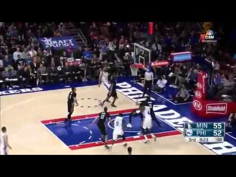 Jahlil Okafor shakes Karl-Anthony Towns