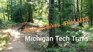 Boys on Bikes - Ride MTB (Michigan Tech Trails).