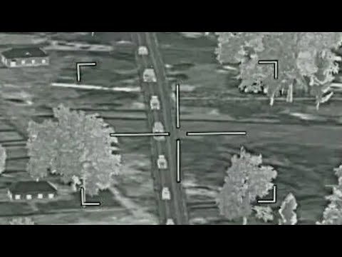 Apache Helicopter Destroys Entire Military Convoy With 30mm Chain Gun  AH 64D  DCS MilSim WORLD