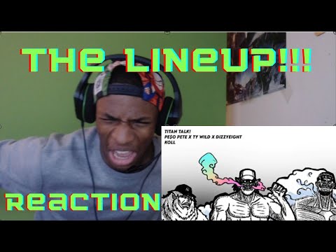 PE$O PETE x TY WILD x DIZZYEIGHT - TITAN TALK! REACTION (OFFICIAL LYRIC VIDEO) [ATTACK ON TITAN]