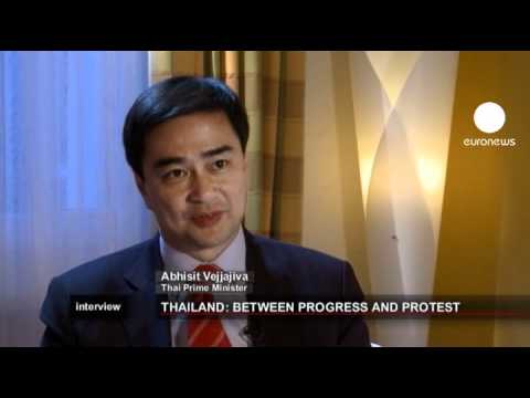 euronews interview - Thailand's PM on protests and economic growth