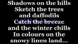 VINCENT (Starry, Starry Night) Lyrics - JOSH GROBAN