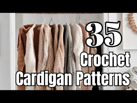 35 Free Crochet Cardigans for every season!
