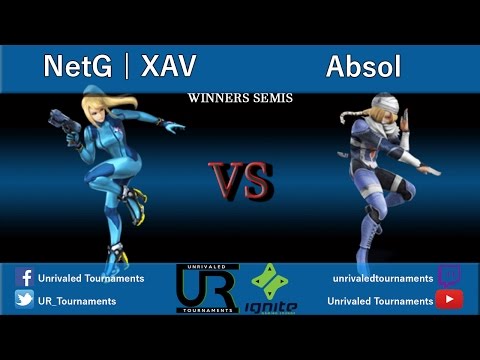 Southern Ohio Smash  WINNERS SEMIS - NetG | XAV (Zero Suit Samus) vs Absol (Sheik)