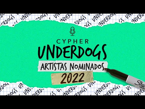 Cypher UNDERDOGS 2022: Lista de Artistas Nominados