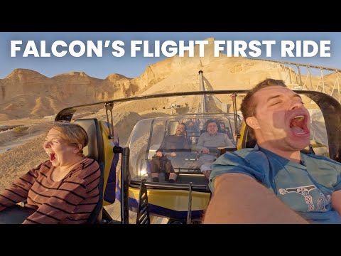 WE RODE FALCON'S FLIGHT! Our Genuine First Reaction to the Worlds Tallest Fastest & Longest Coaster