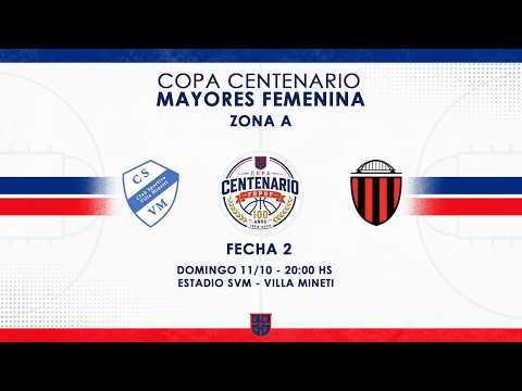 COPA CENTENARIO MAYORES Femenina | FECHA 2 | SPORTIVO VILLA MINETTI vs UNIÓN SANTO TOMÉ