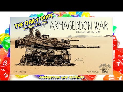 'Armageddon War' Reviewed on The Daily Dope for October 17th, 2018