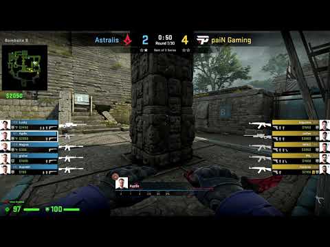 CSGO POV Astralis #XYP9X vs. paiN Gaming on Ancient - 26 frags