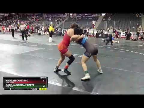 127 Lbs Champ. Round 1 - Isabella Ndinga Mbappe, Team Ohio Vs Madelyn Capetillo, Team Texas E63c