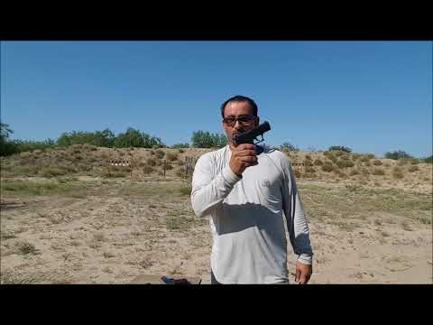 HANDGUNS VS AUTO RESET TARGET .38-.44 CALIBER DO ALL OUTDOORS STAND