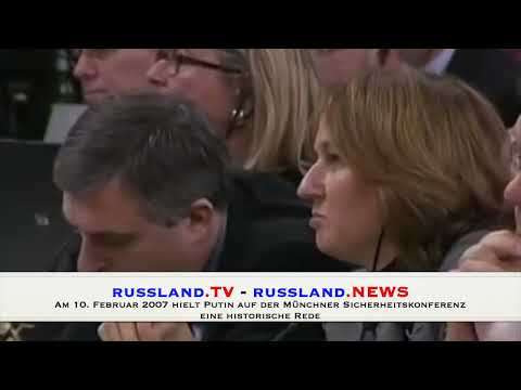 Am 10  Februar 2007 hielt Putin auf der Münchner Sicherheitskonferenz eine historische Rede