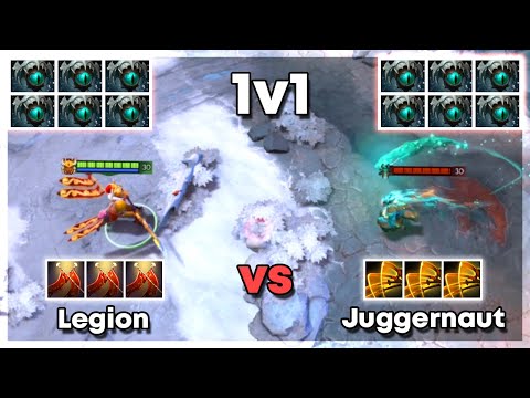 6x Skadi Legion vs 6x Skadi Juggernaut - Dota 2 1v1