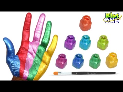 Learn Colors with Hand Body Painting | Body Paint Learning Colors for Children