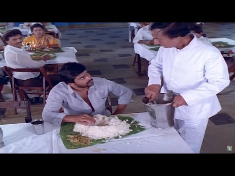 Prana Snehitha Kannada Movie Back To Back Comedy Scenes | Shankarnag, Ramakrishna, Bhavya, Dinesh