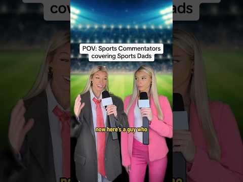 If Sports Commentators covered Sports Dads 😂🏈 #shorts