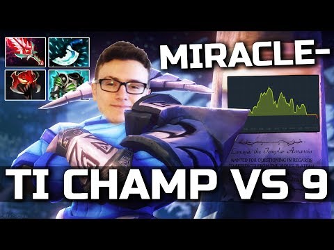 Miracle- BOSS Mode Activated! Immortal Sven Comeback 1v9 Dota 2