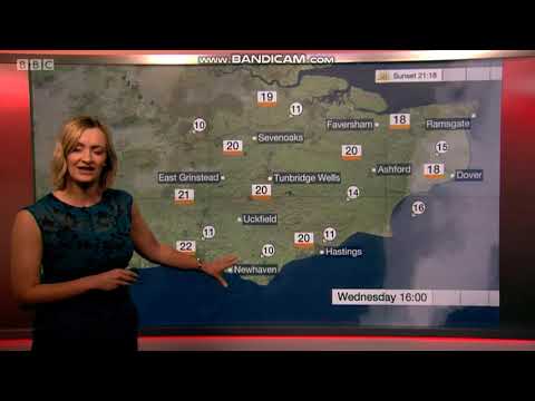 Jennifer Bartram - South East Today weather - (25th June 2019) - 60 fps