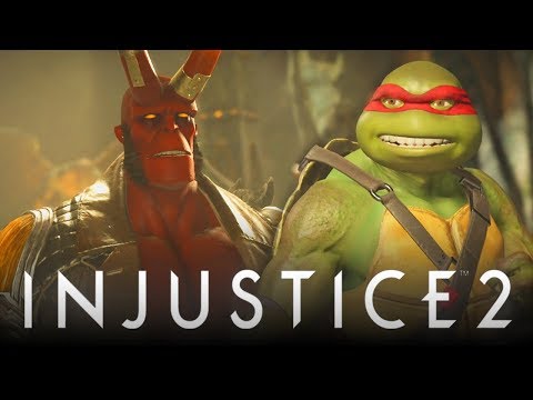 Injustice 2: ALL Ninja Turtles VS Hellboy "Intro Dialogues" (Savage & Funny Intros Dialogues)