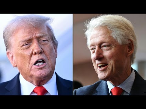 Epstein-Affäre: Trump fordert Ermittlungen gegen Bill Clinton | AFP