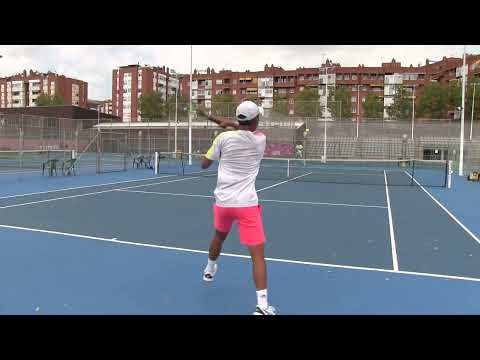 Entrenamiento de Lucas Phantala