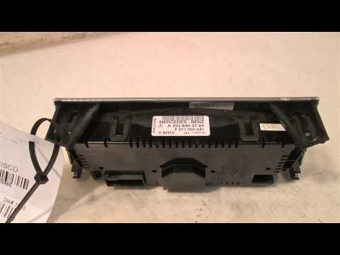 2006 Mercedes C230 Temperature Climate/AC heater control MATCH ID 203TYPE - mbiparts.com Used... OEM