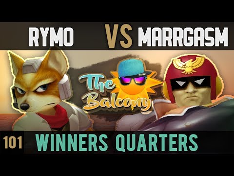 Melee @ the Balcony 101 - Winners Quarters ft. Marrgasm (Falcon) VS Rymo (Fox)