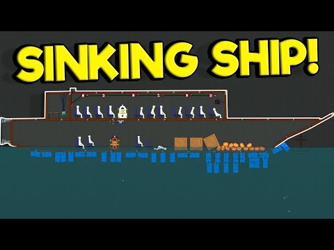 I Made a Cruise Ship for Ragdolls that Only Sinks in People Playground!