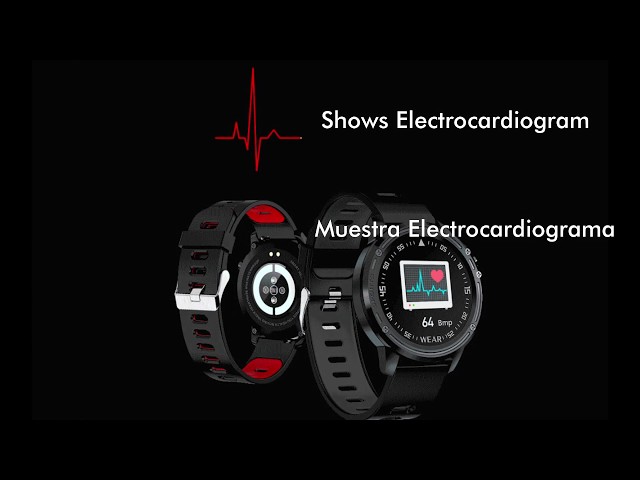 Leotec MultiSports ECG Complete Smartwatch Rojo video