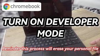How to Turn ON Developer mode in Chromebook | Lenovo 500e