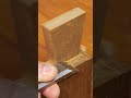 Amazing Dovetail Half-Lap Joint | Woodworking | ASMR #shorts