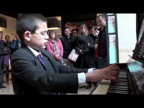 George Playing Beethoven in Cambridge