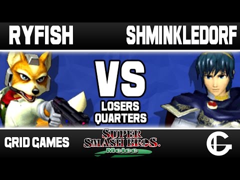 Ryfish (Fox) VS Shminkledorf (Marth) | Grid Melee Bi-Weekly Losers Quarters