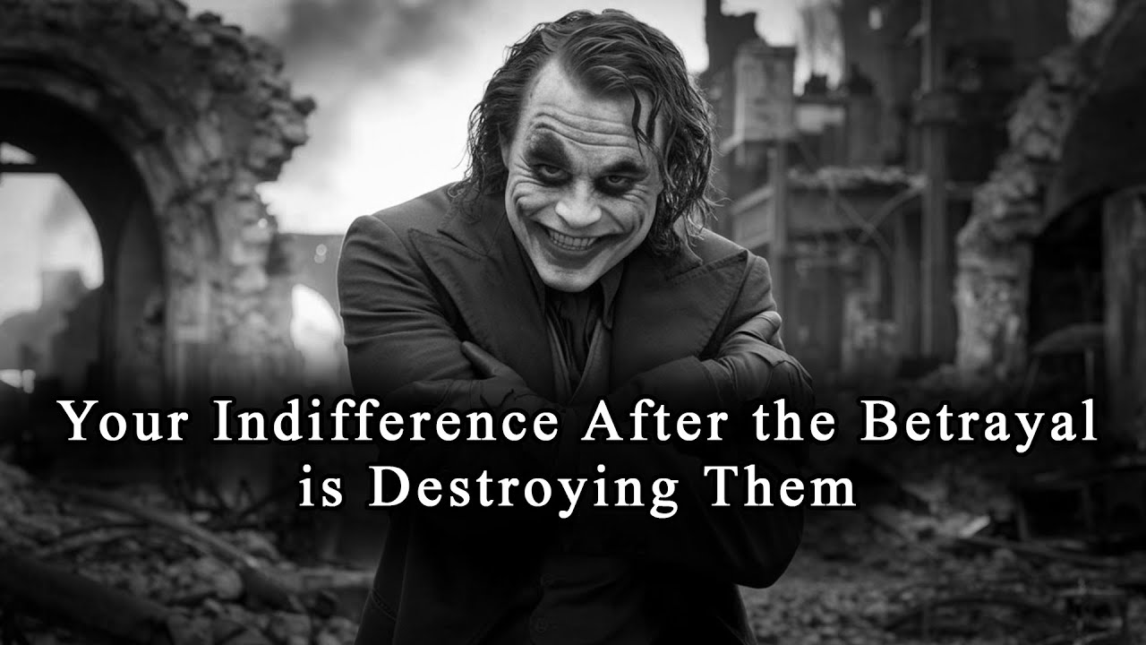 Your Indifference After the Betrayal is Destroying Them - JOKER SPEECH