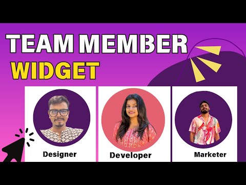 How to Add a Team Member Widget on Your WordPress Website | Responsive Addons for Elementor