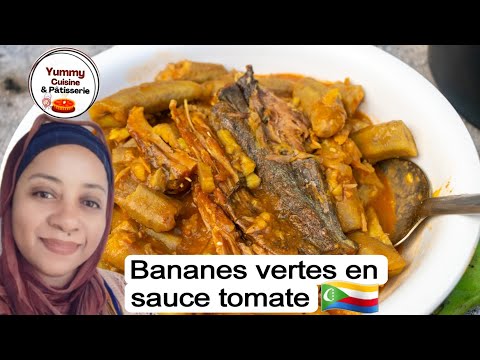 Comment préparer les bananes vertes en sauce tomate : recette comorienne 🇰🇲