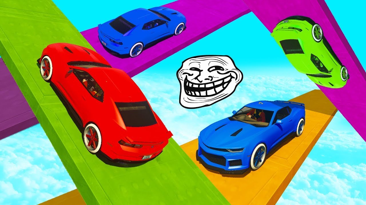 LA CARRERA TROLL MAS TRAVIESA DE GTA 5 ONLINE