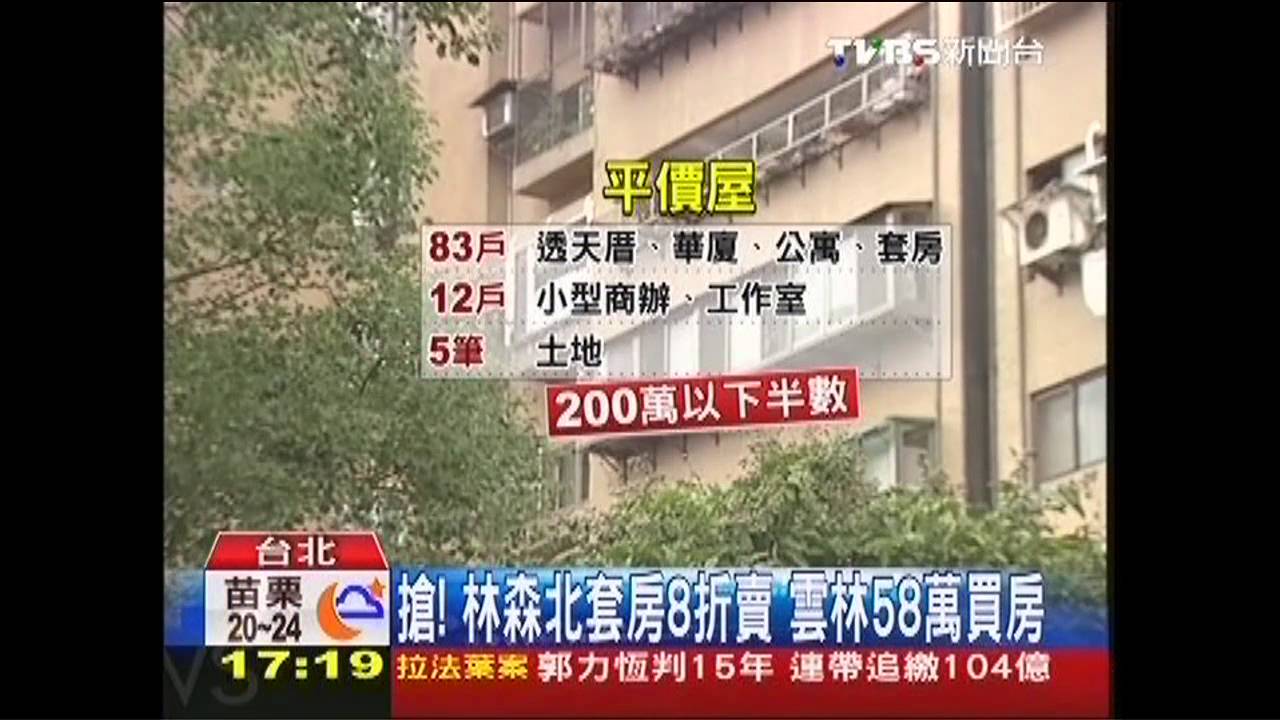搶!林森北套房8折賣 雲林58萬買房