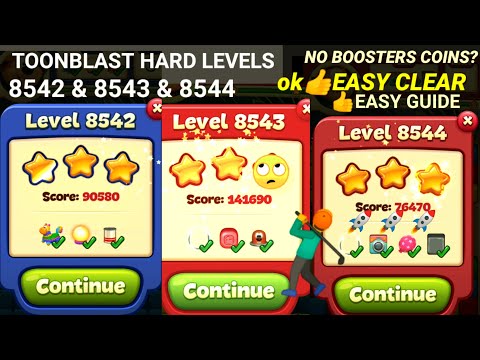 toon blast LEVELS 8542|8543|8544 👍EASILY🤺🚀