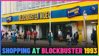 Shopping At Blockbuster In 1993.