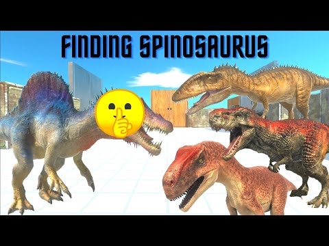 FINDING SPINO! CARNIVORE DINOS DOUBLES  -  HIDE AND SEEK  -  ANIMAL REVOLT BATTLE SIMULATOR