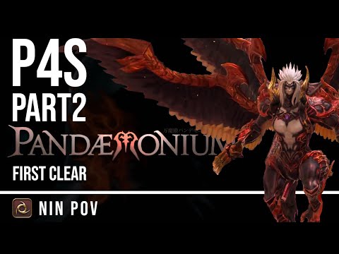 FFXIV Endwalker: Pandæmonium Asphodelos Fourth Circle SAVAGE P4S Part 2 First Clear | Ninja PoV