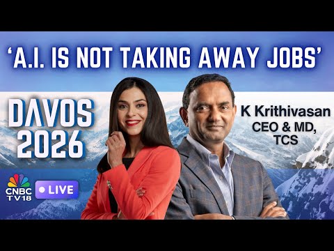 Davos World Economic Forum 2026 LIVE | In Conversation With TCS MD & CEO K Krithivasan | N18L
