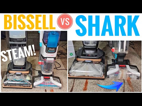 Bissell HrdroSteam vs Shark StainSriker Carpet Cleaner Comparison
