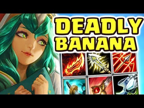 NEW PAJAMA GUARDIAN SORAKA JUNGLE (25 kilIs) | RAGEBLADE CRIT BANANAS!!